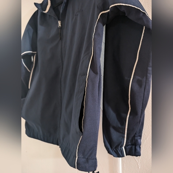 Champion Men's Blue Winterbreak Jacket with White Accents - Picture 6 of 8